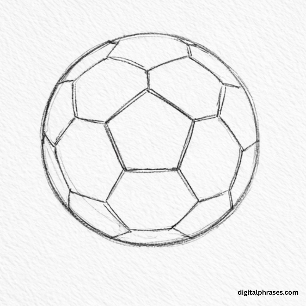 How To Draw a Soccer Ball?