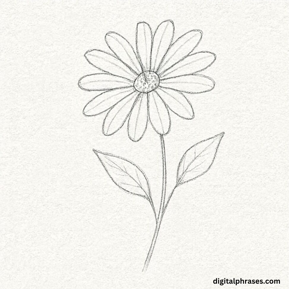 How To Draw a Wildflower