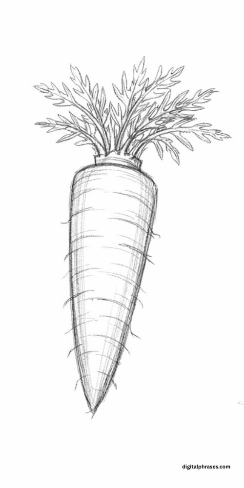 How To Draw a Carrot?