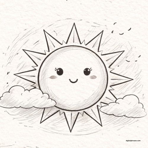 How To Draw a Sun?