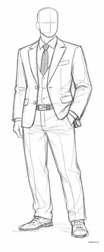 How To Draw a Man in a Suit? How To Draw a Man in a Suit?
