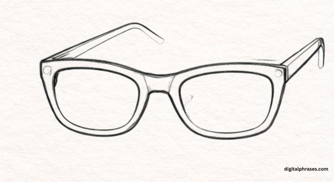 How to Draw a Sunglass?