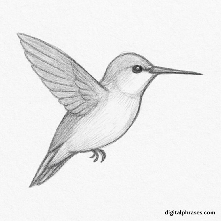 How To Draw a Hummingbird