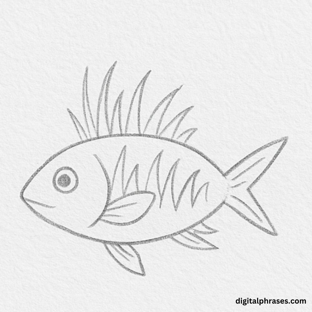 How To Draw a Grass Fish How To Draw a Grass Fish