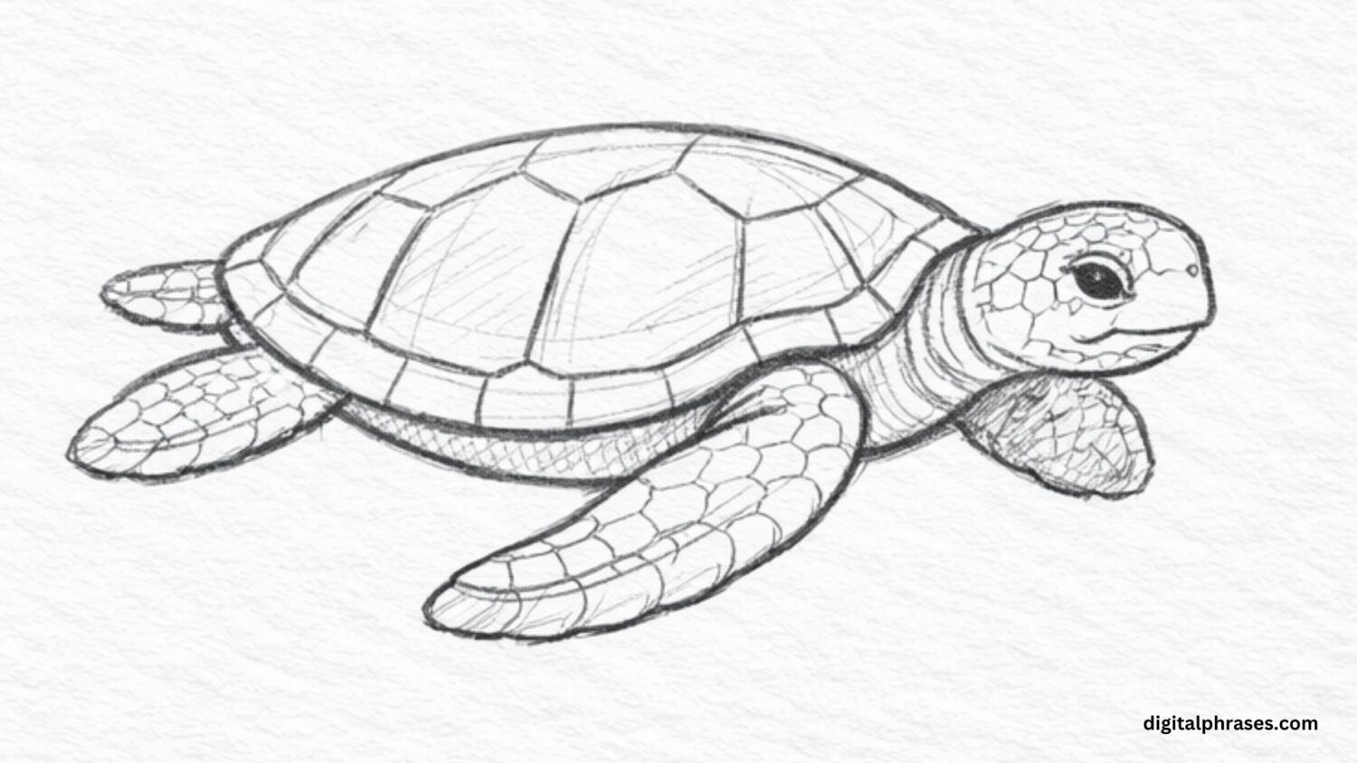 How To Draw a Sea Turtle?