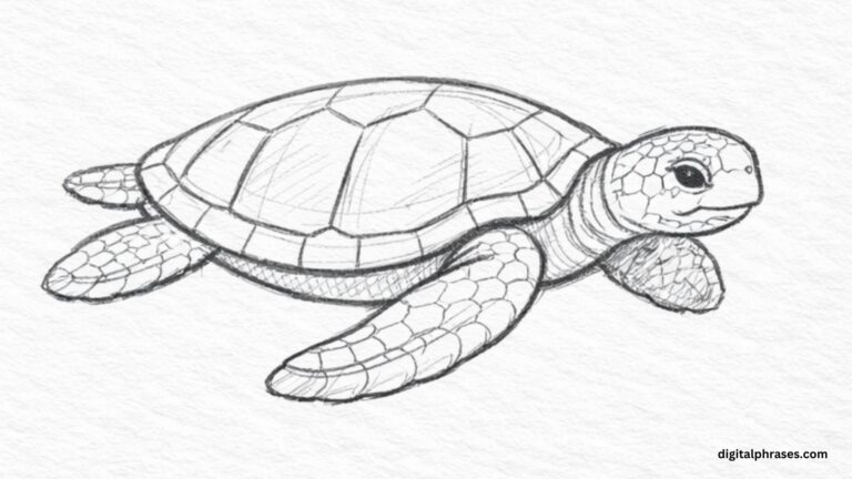 How To Draw a Sea Turtle?
