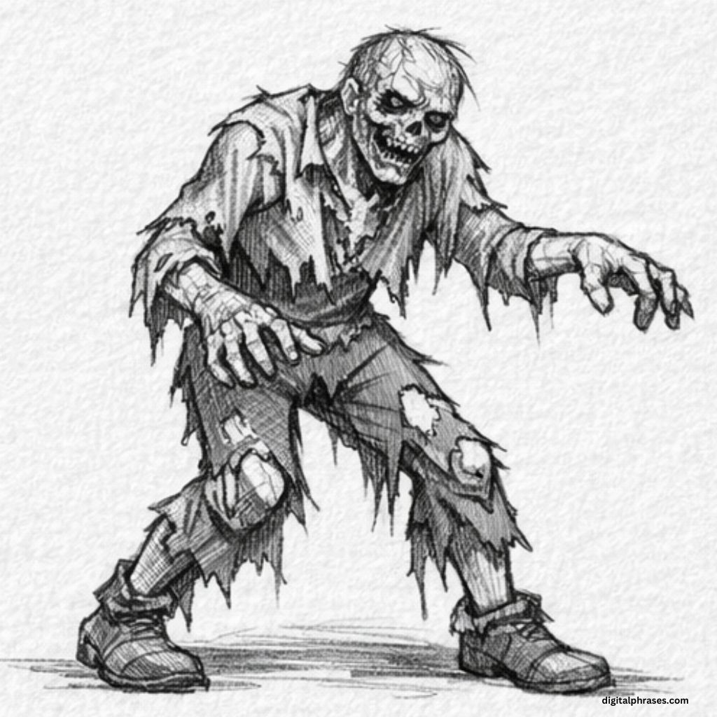 How To Draw a Zombie?