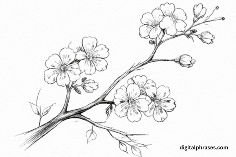 How To Draw Cherry Blossom?