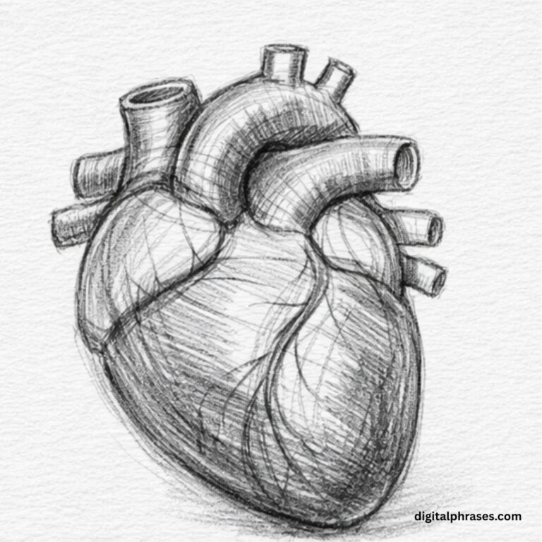How To Draw a Human Heart?