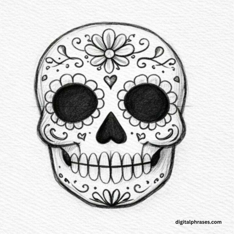 How To Draw a Sugar Skull?