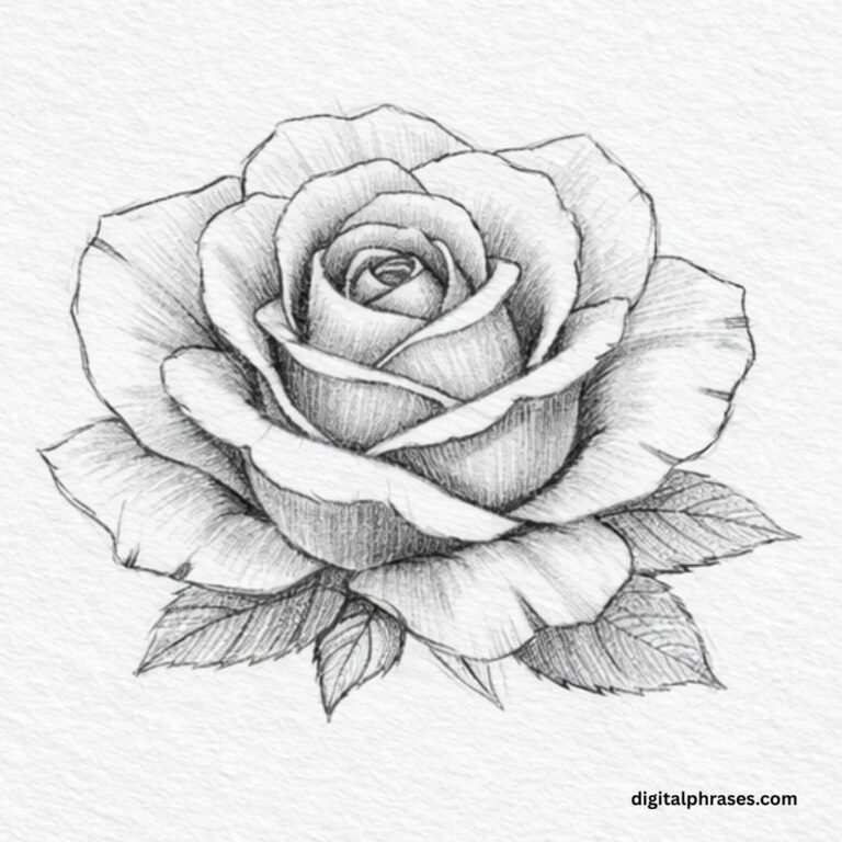 How To Draw a Rose?