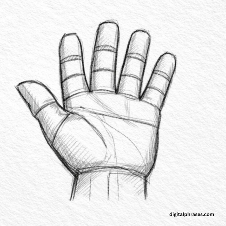 How To Draw a Human Hand?