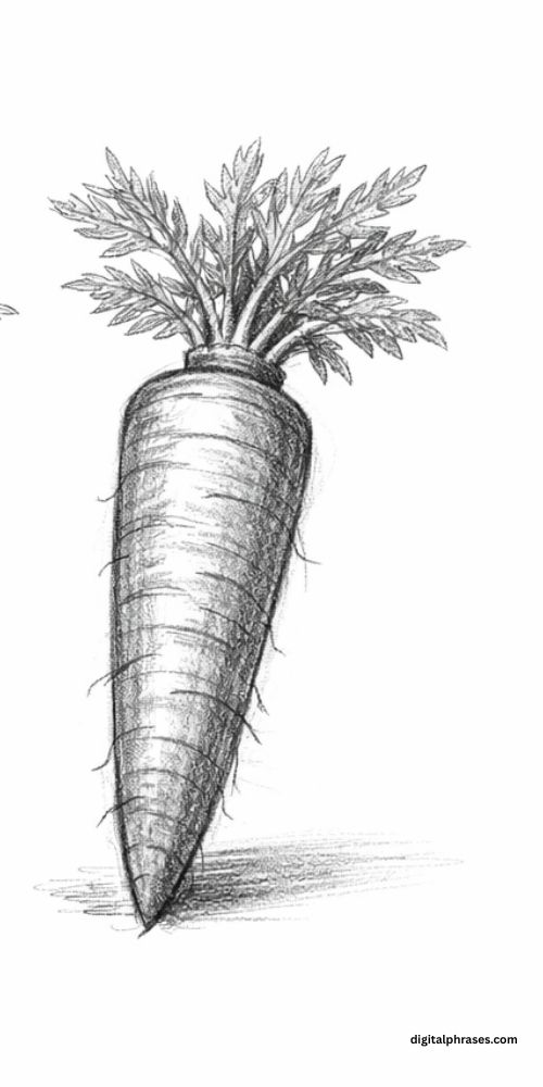 How To Draw a Carrot?