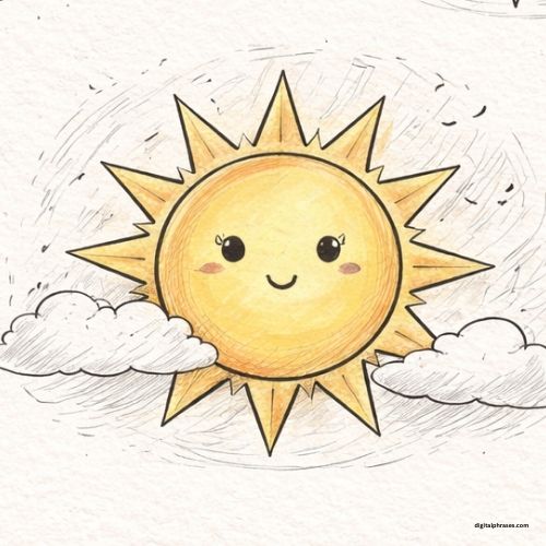 How To Draw a Sun?