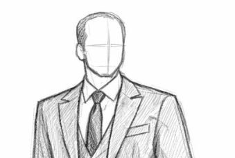 How To Draw a Man in a Suit?