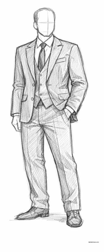 How To Draw a Man in a Suit? How To Draw a Man in a Suit?