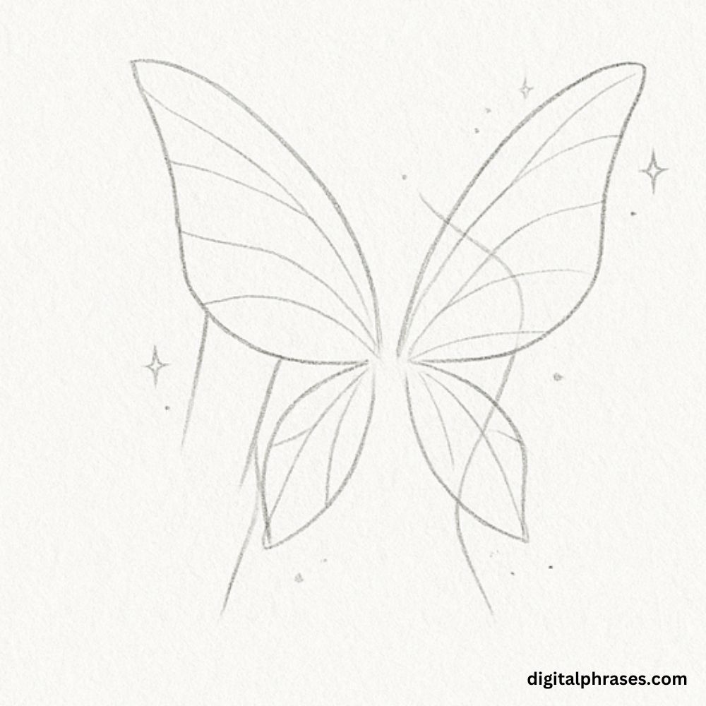 How To Draw Fairy Wings