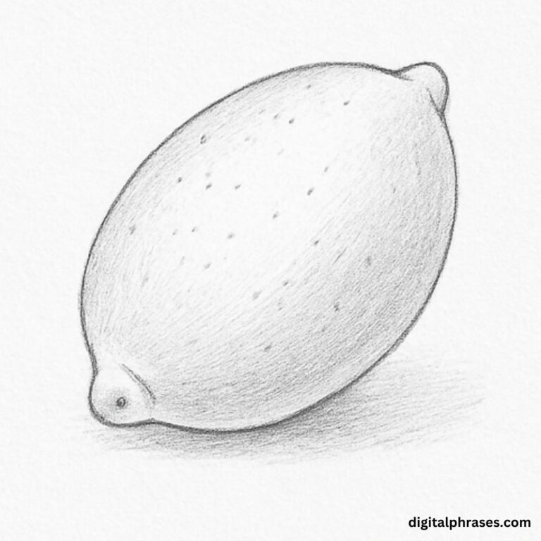 How To Draw a Lemon