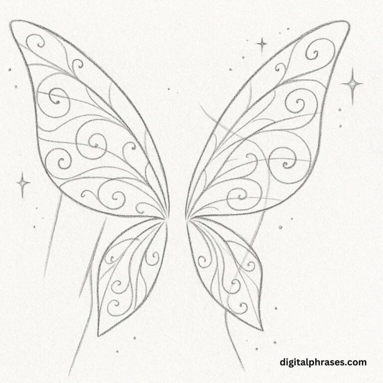 How To Draw Fairy Wings