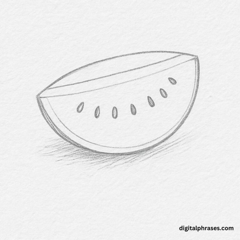 How To Draw a Watermelon