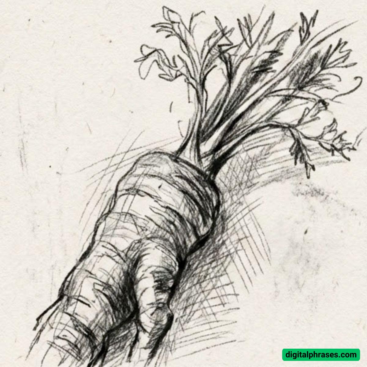 22 Carrot Drawing Ideas 22 Carrot Drawing Ideas