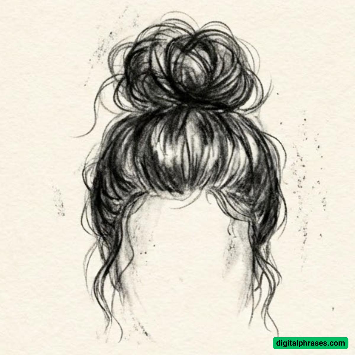 20 Female Hairstyle Drawing Ideas