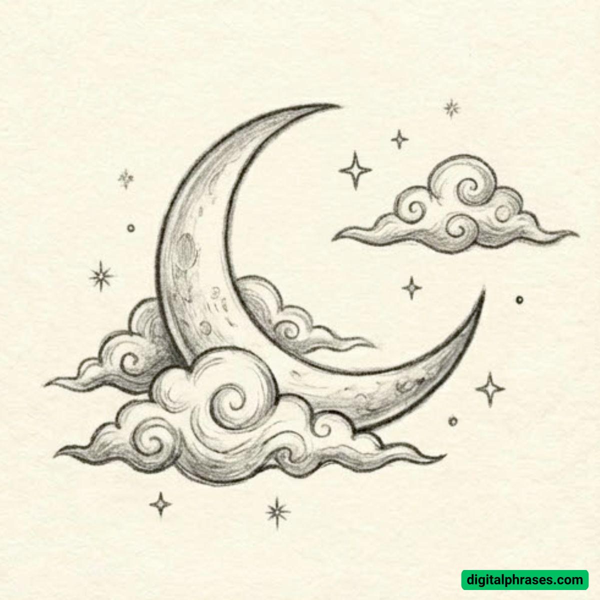 21 Moon Drawing Ideas