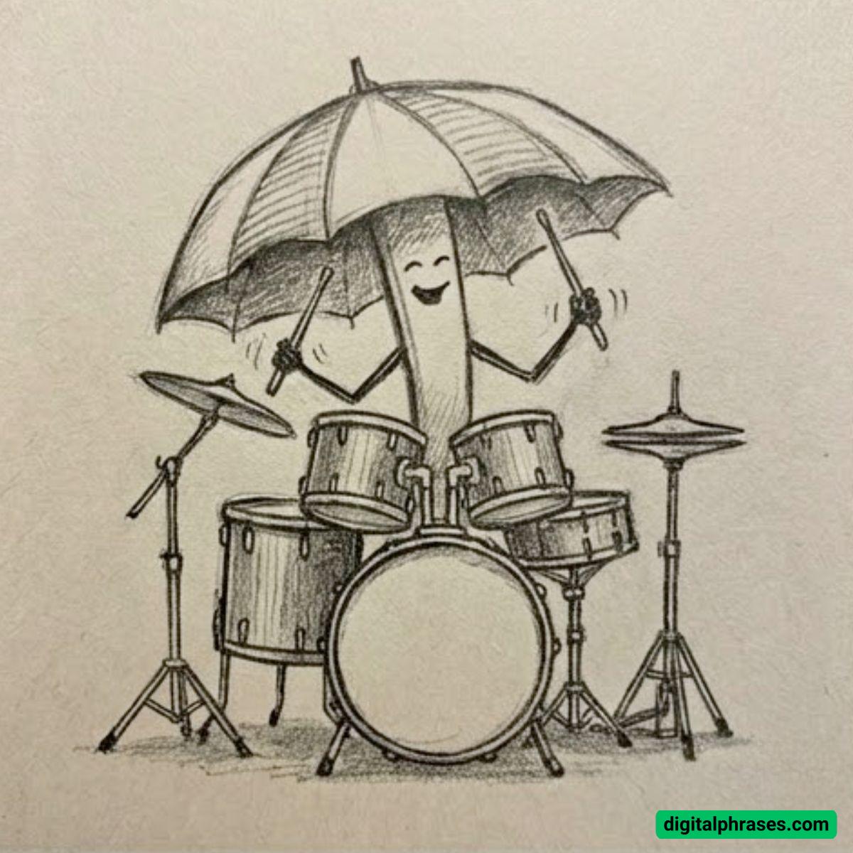 14 Umbrella Drawing Ideas