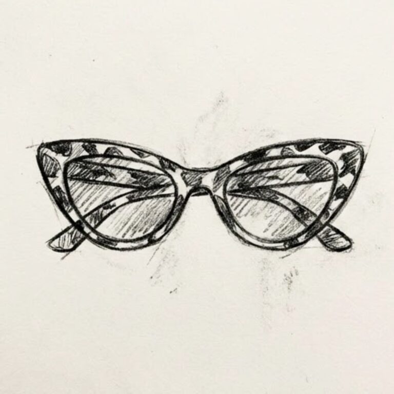 15 Drawing Ideas of Sunglasses
