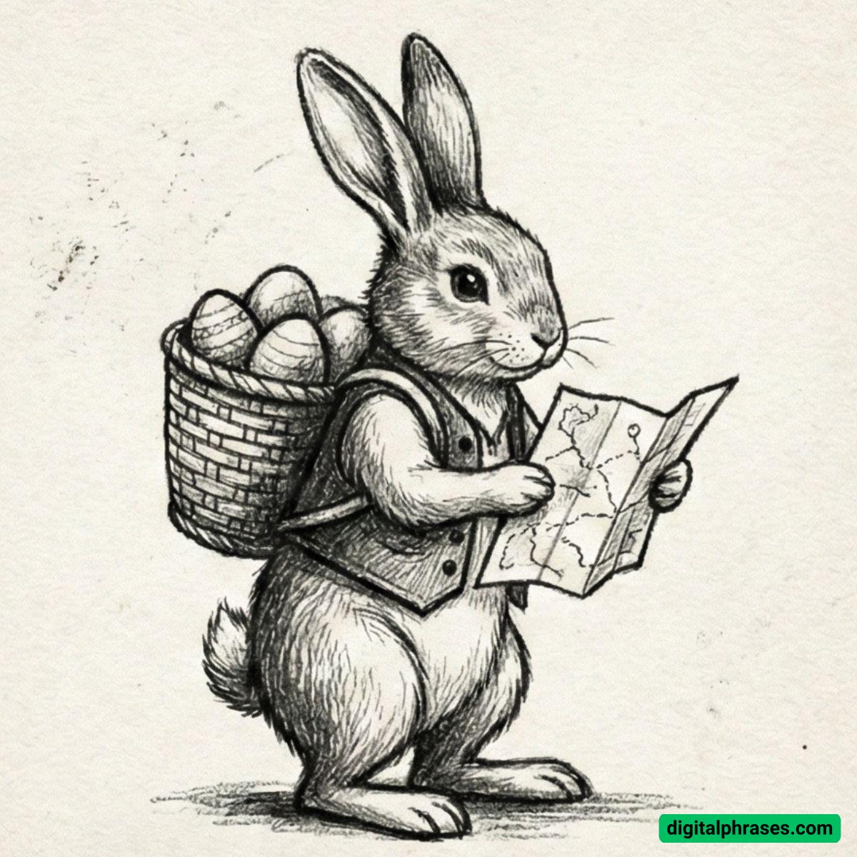 21 Easter Bunny Drawing Ideas