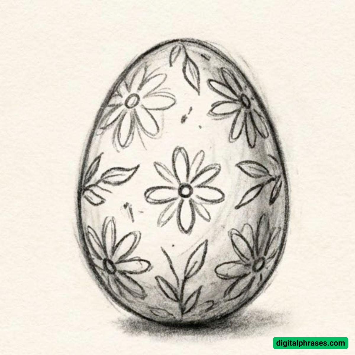 20 Easter Egg Drawing Ideas