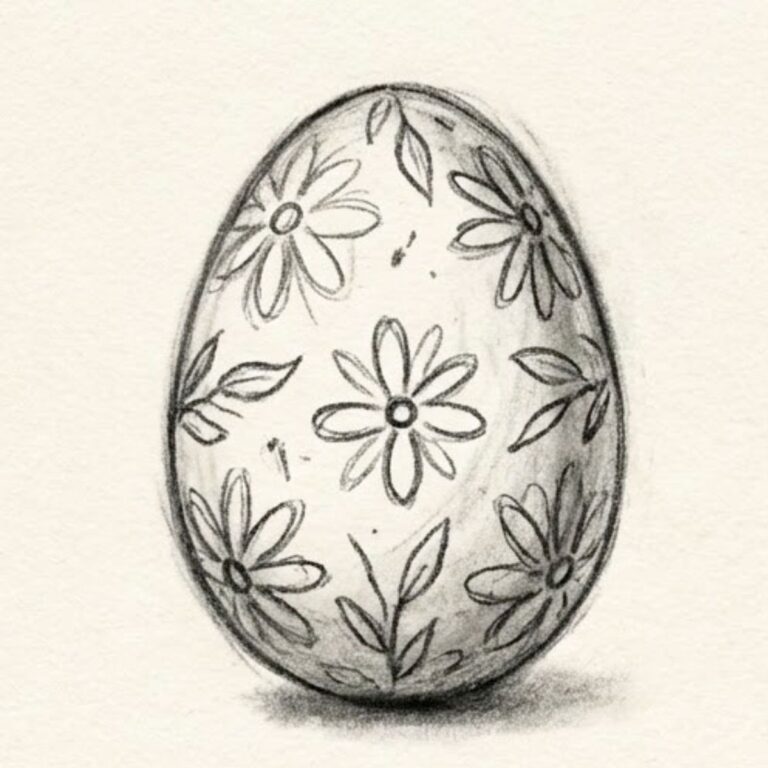 20 Easter Egg Drawing Ideas