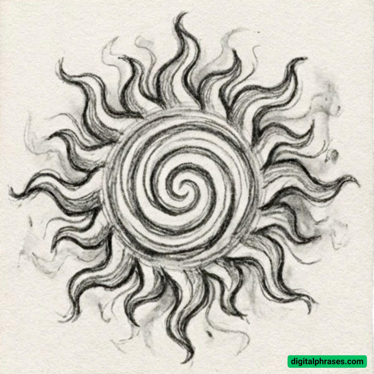 22 Sun Drawing Ideas 22 Sun Drawing Ideas