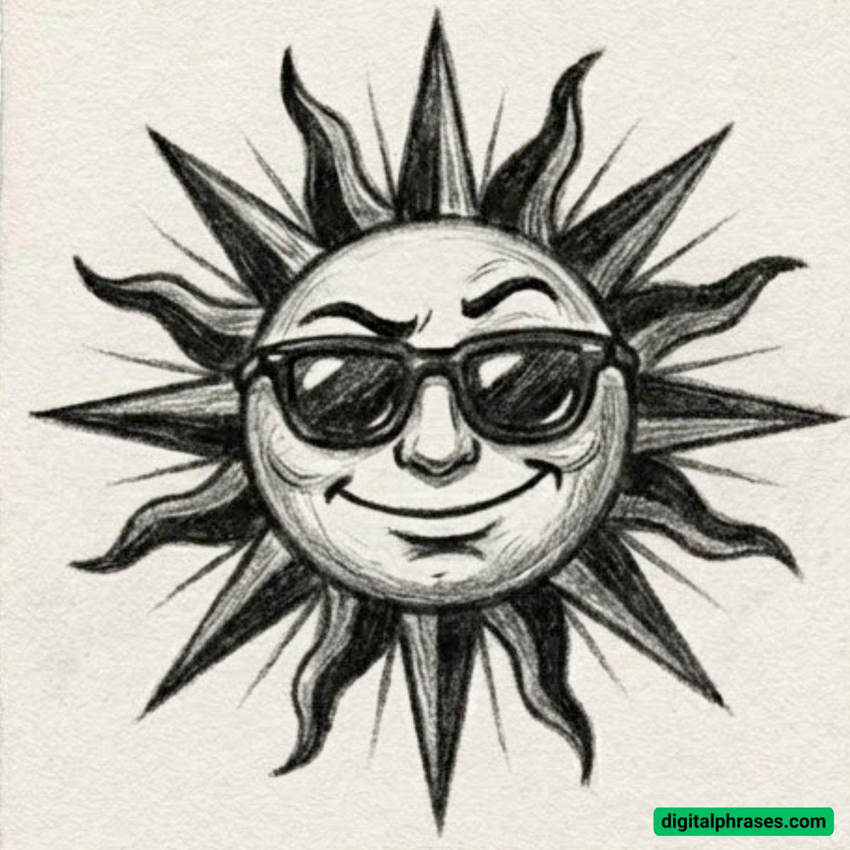 22 Sun Drawing Ideas