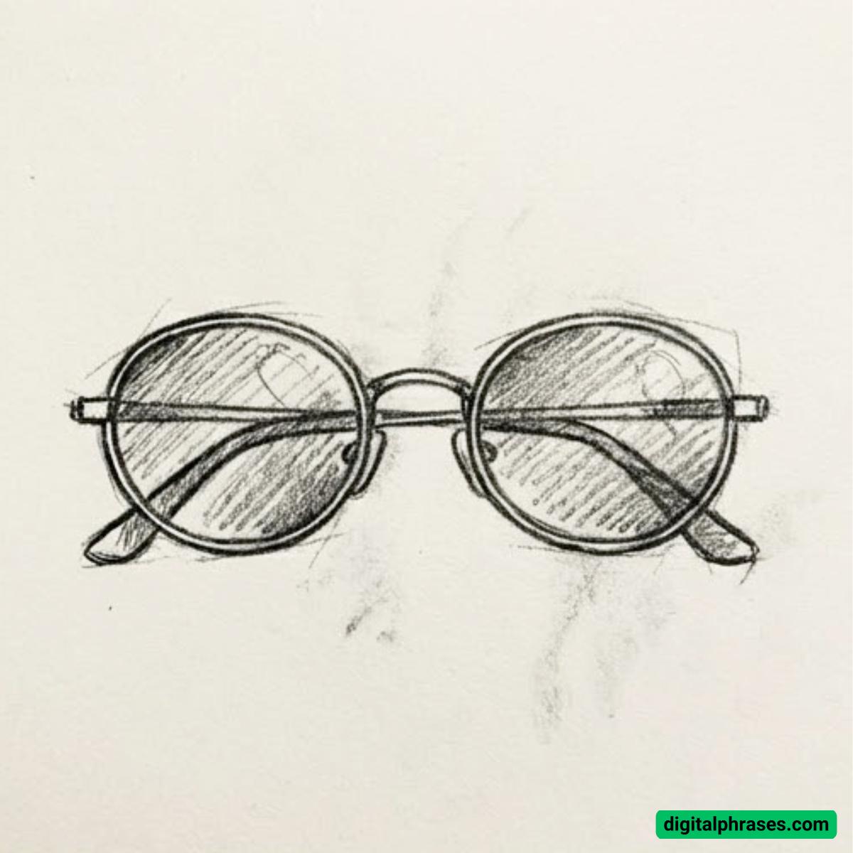 15 Drawing Ideas of Sunglasses