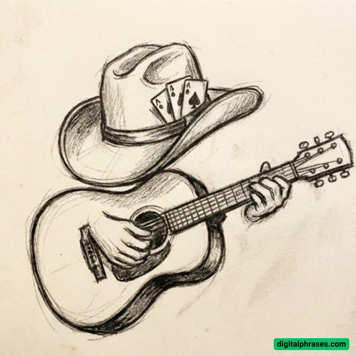 15 Cowboy Hat Drawing Ideas
