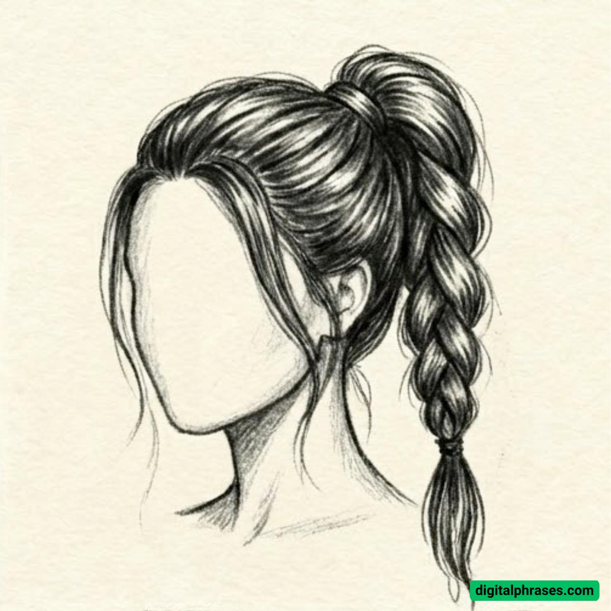 20 Female Hairstyle Drawing Ideas