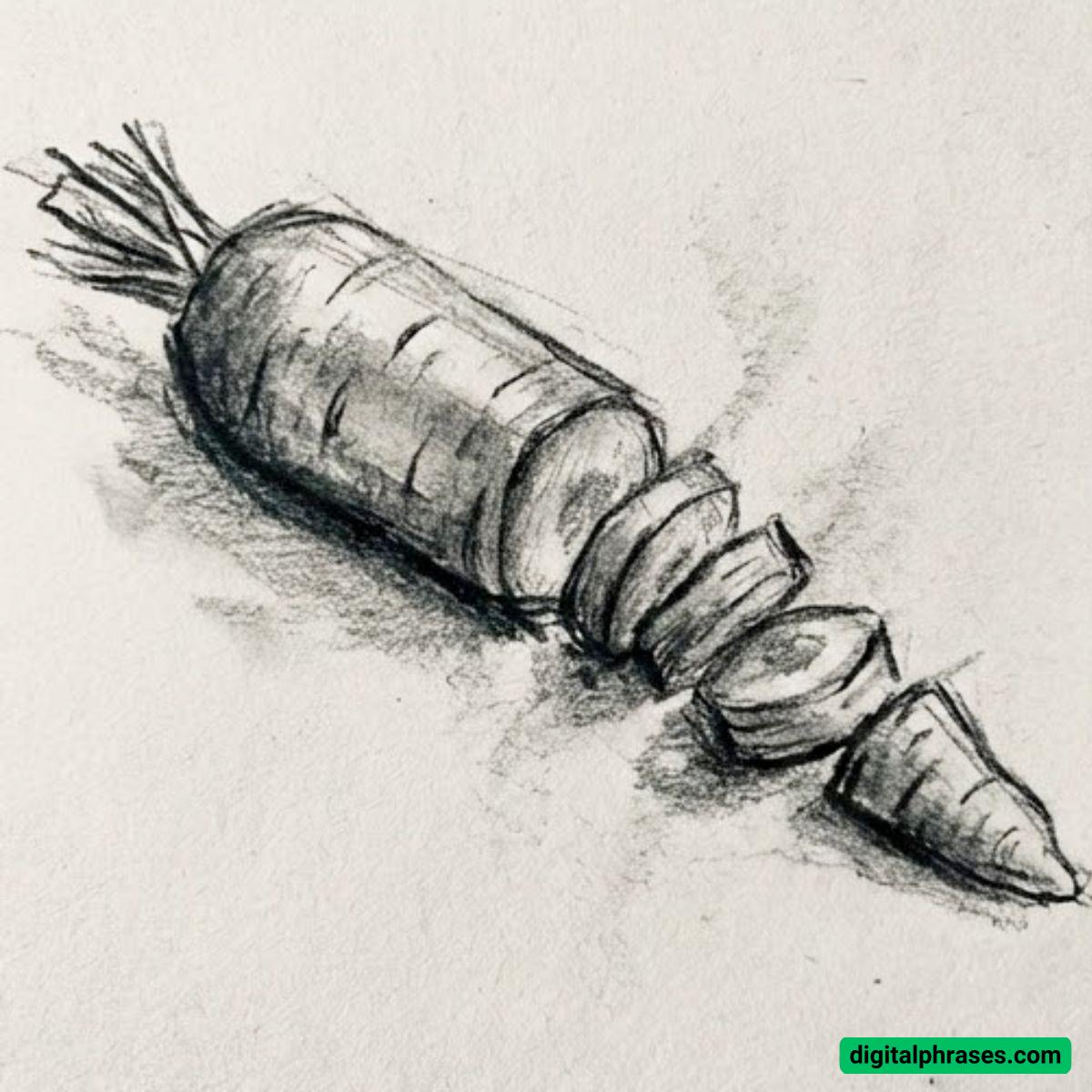 22 Carrot Drawing Ideas 22 Carrot Drawing Ideas