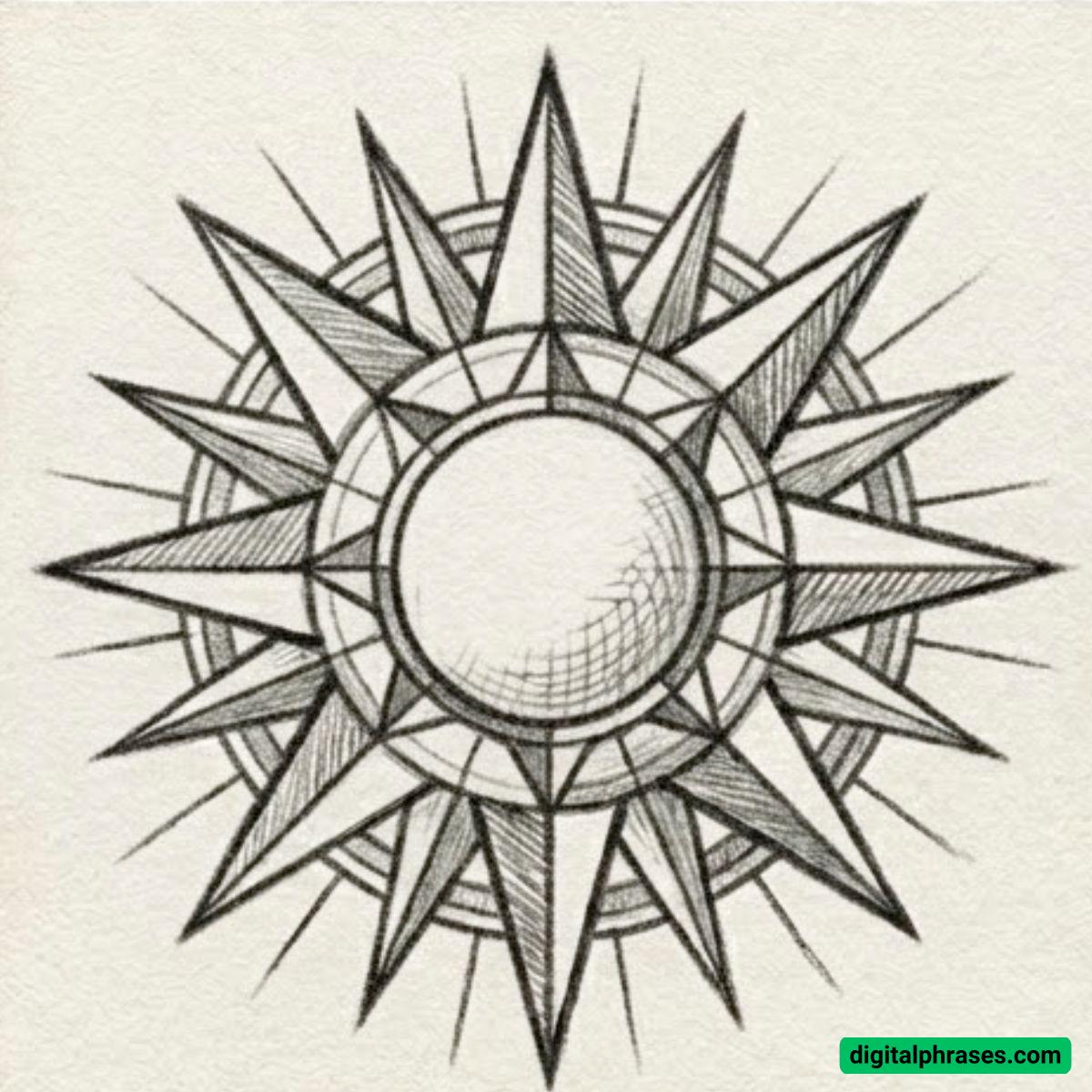 22 Sun Drawing Ideas 22 Sun Drawing Ideas