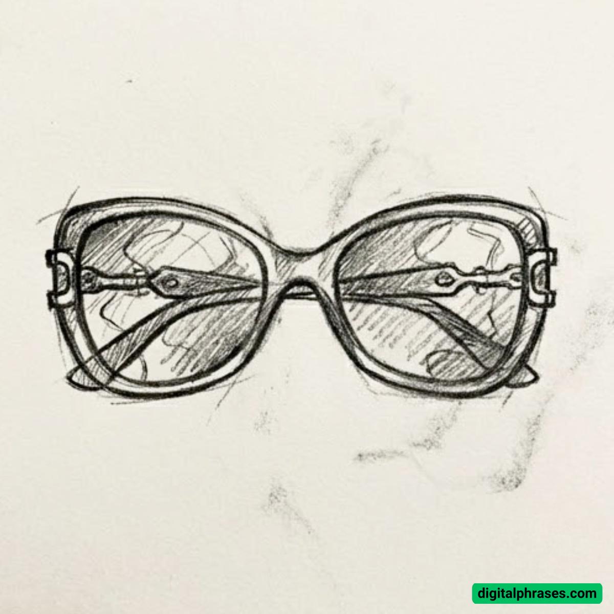 15 Drawing Ideas of Sunglasses 15 Drawing Ideas of Sunglasses