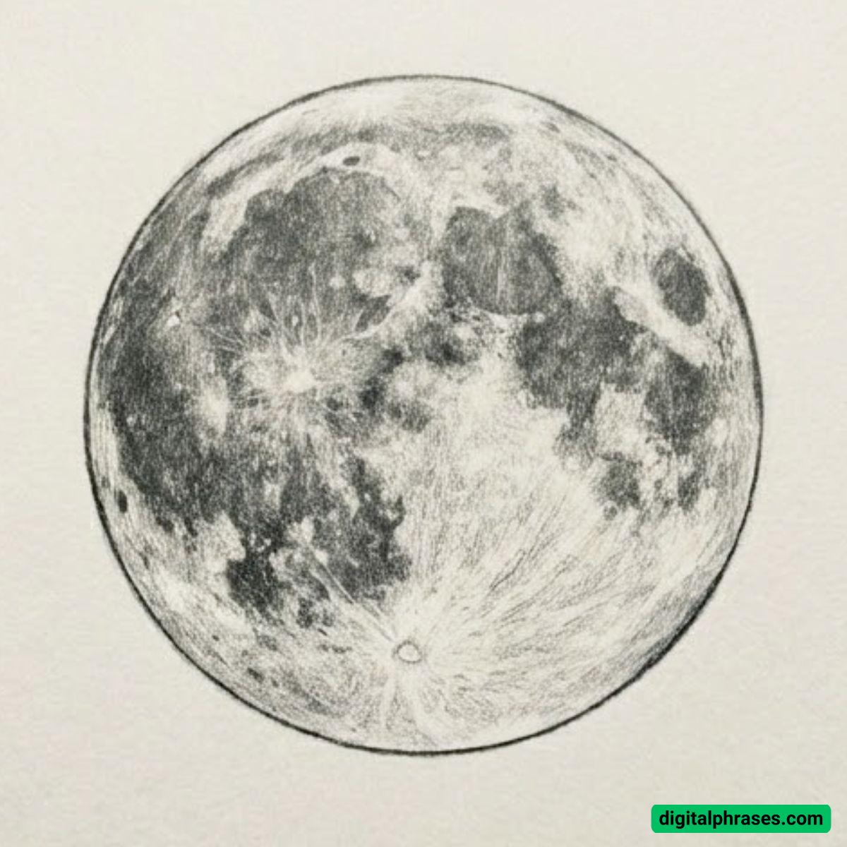 21 Moon Drawing Ideas 21 Moon Drawing Ideas