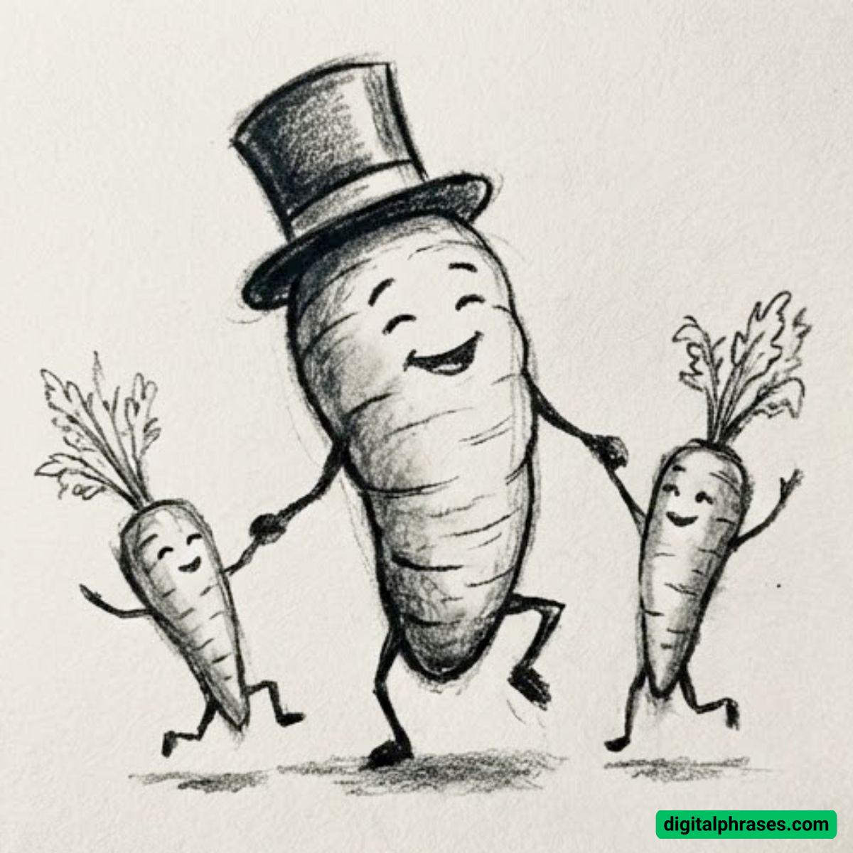 22 Carrot Drawing Ideas 22 Carrot Drawing Ideas