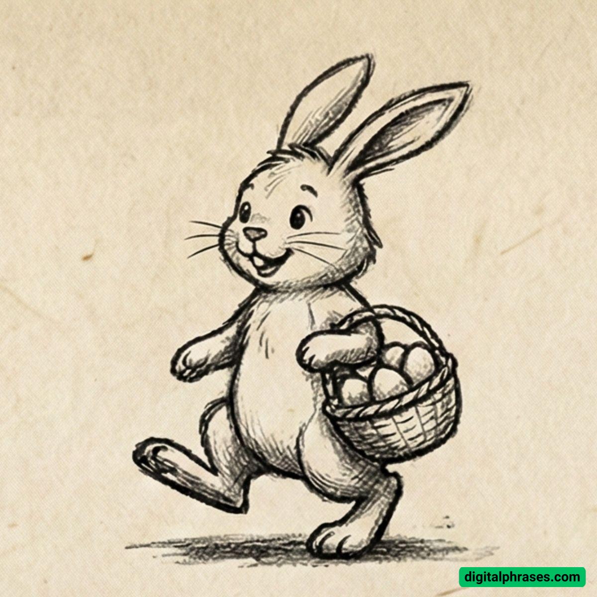 21 Easter Bunny Drawing Ideas