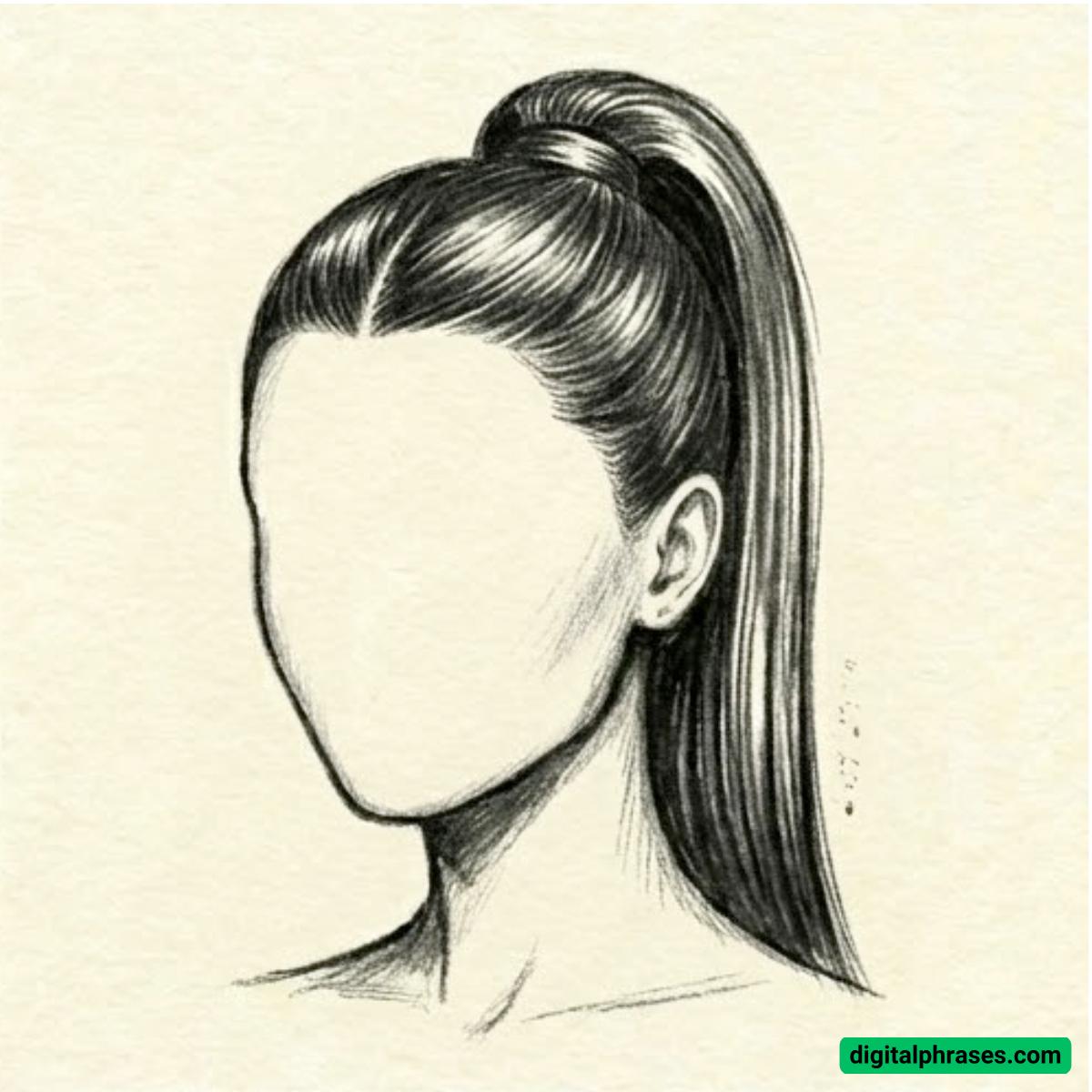 20 Female Hairstyle Drawing Ideas