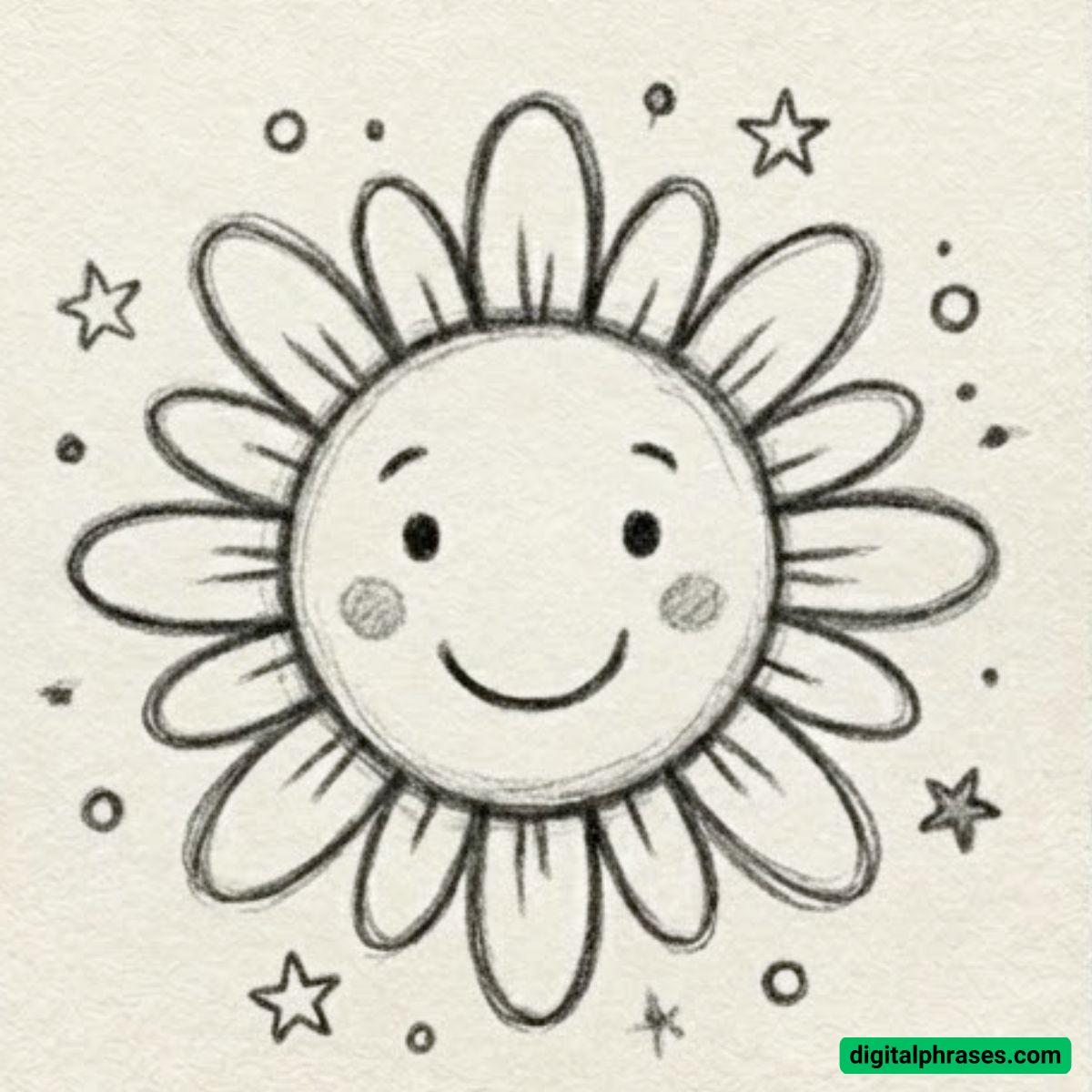 22 Sun Drawing Ideas