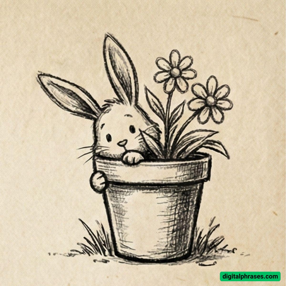 21 Easter Bunny Drawing Ideas 21 Easter Bunny Drawing Ideas