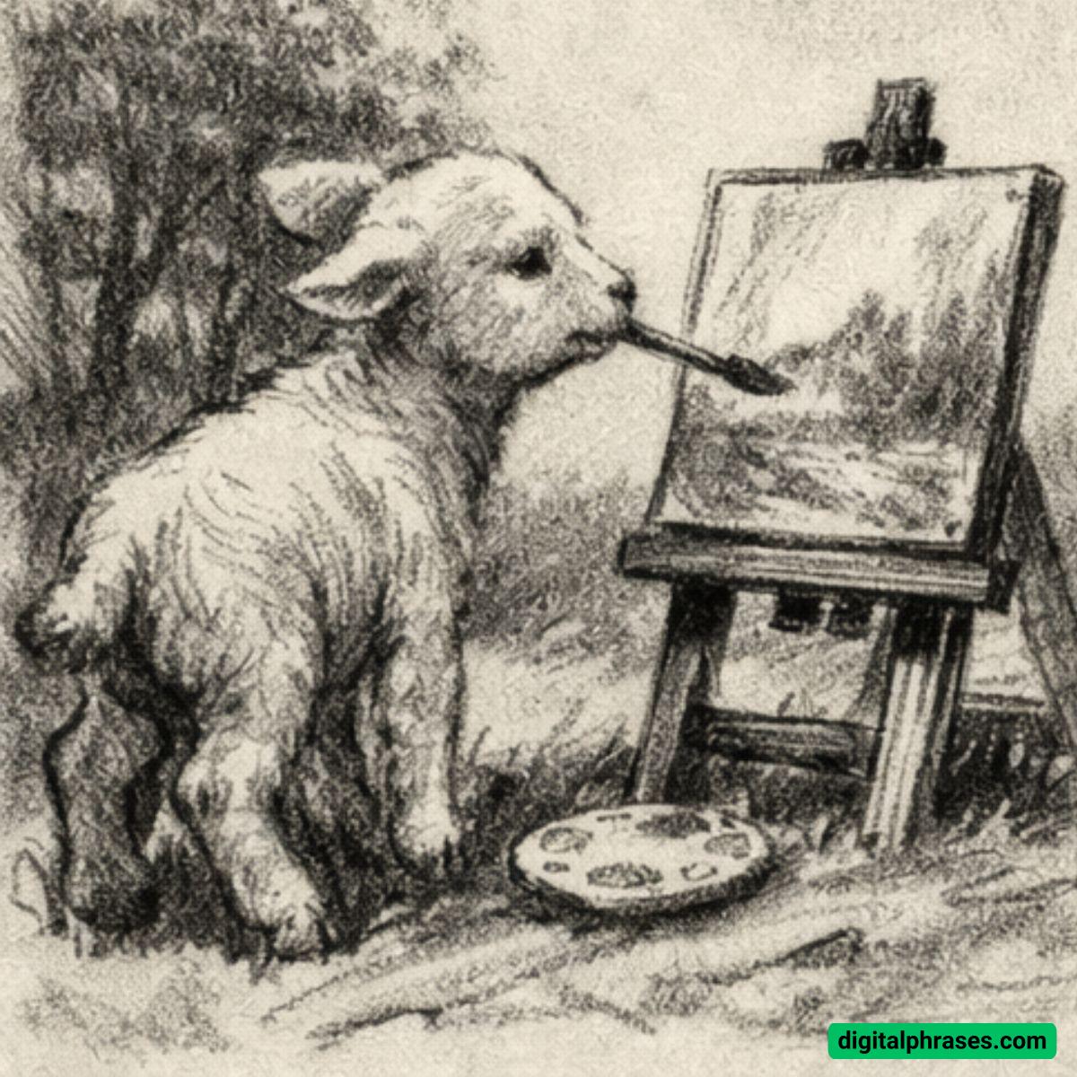 22 Lamb Drawing Ideas