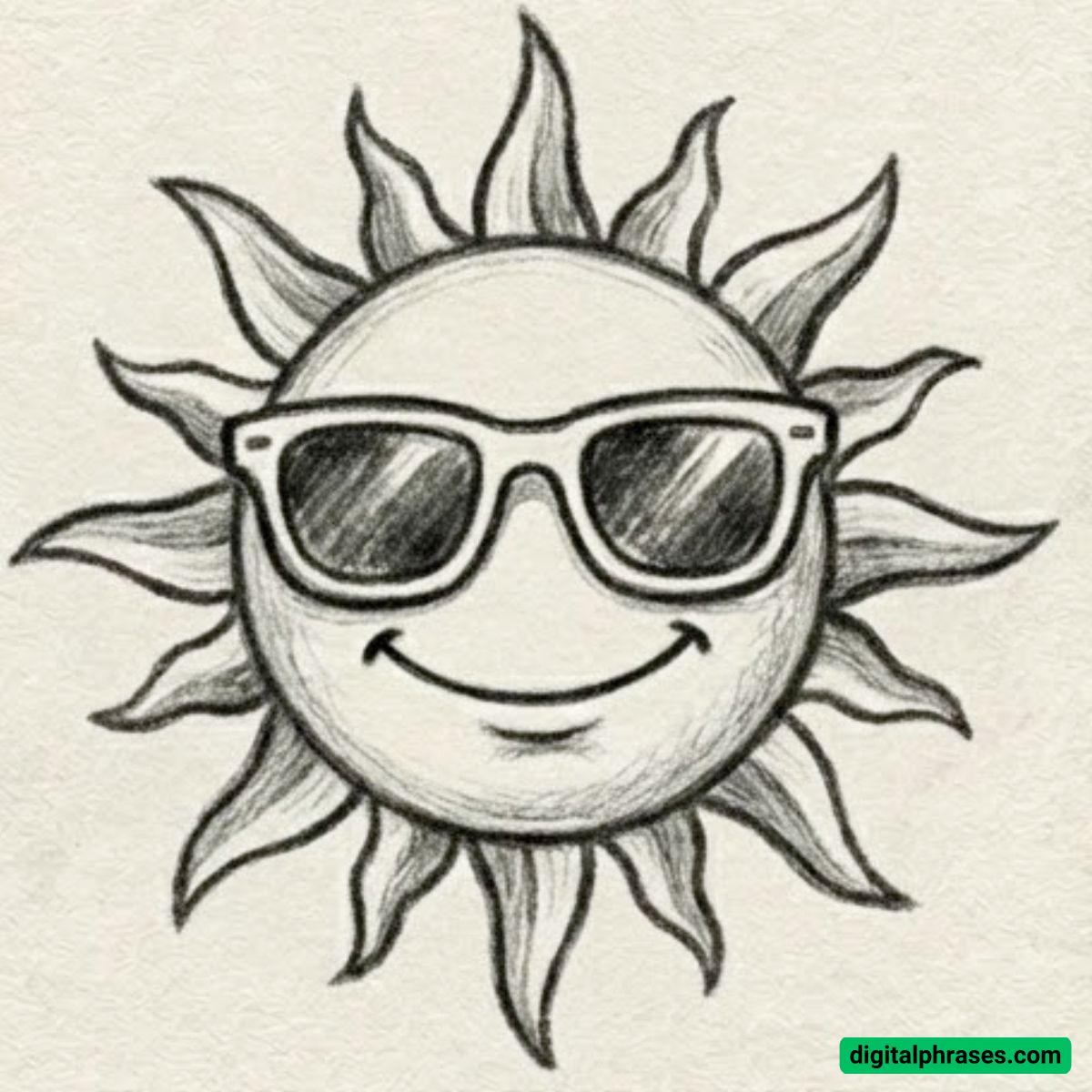 22 Sun Drawing Ideas 22 Sun Drawing Ideas