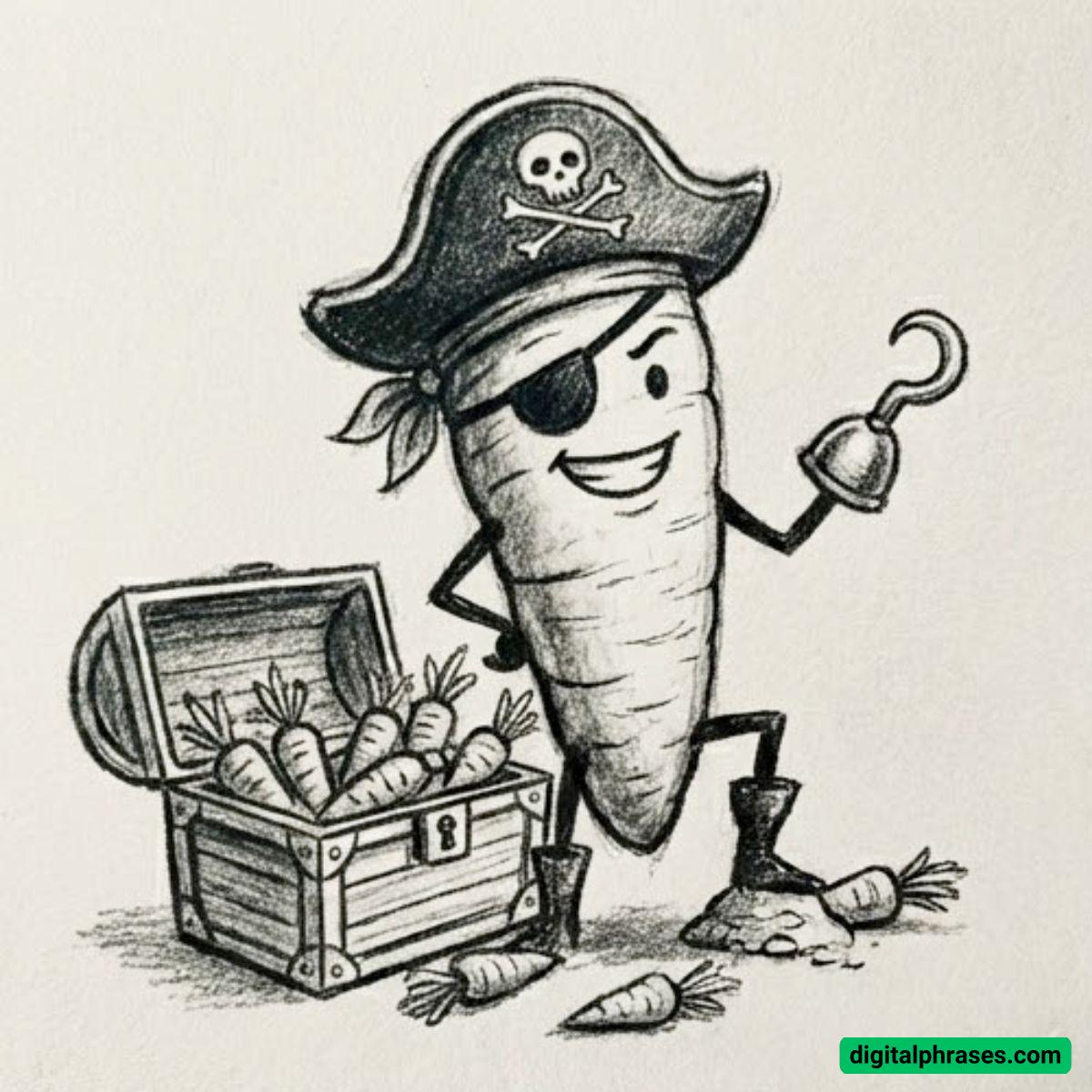 22 Carrot Drawing Ideas