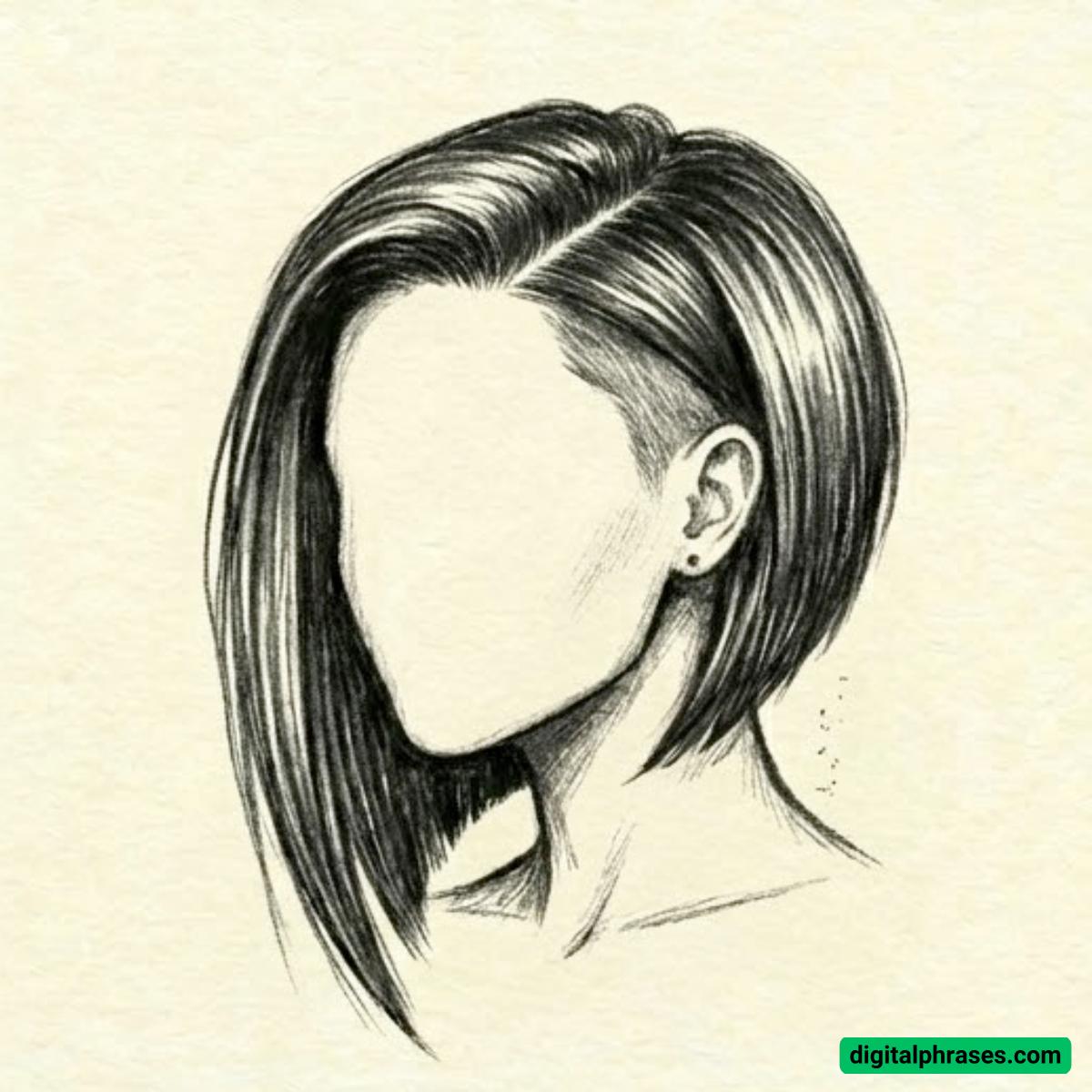 20 Female Hairstyle Drawing Ideas